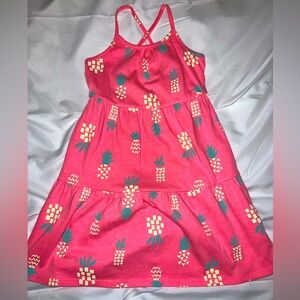Summer pineapple dress sz 6/6x